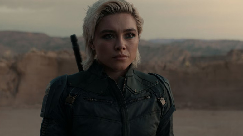 Yelena looking stern in Thunderbolts*.