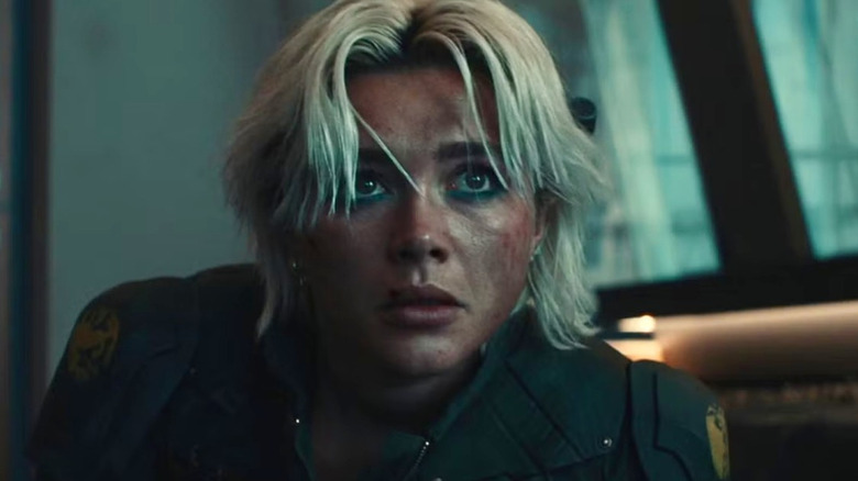 Yelena looking disheveled in Thunderbolts