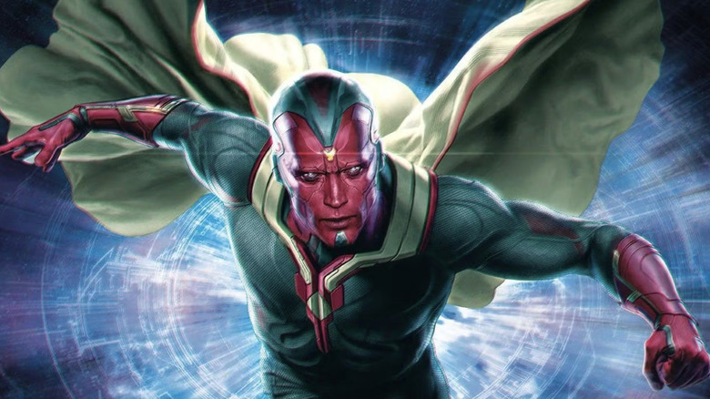 Avengers: Age of Ultron promotional art of Vision