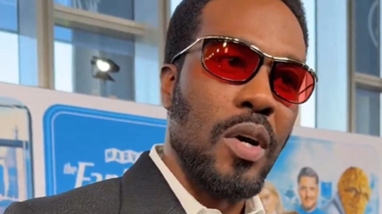 Simon Williams at the Fantastic Four premiere