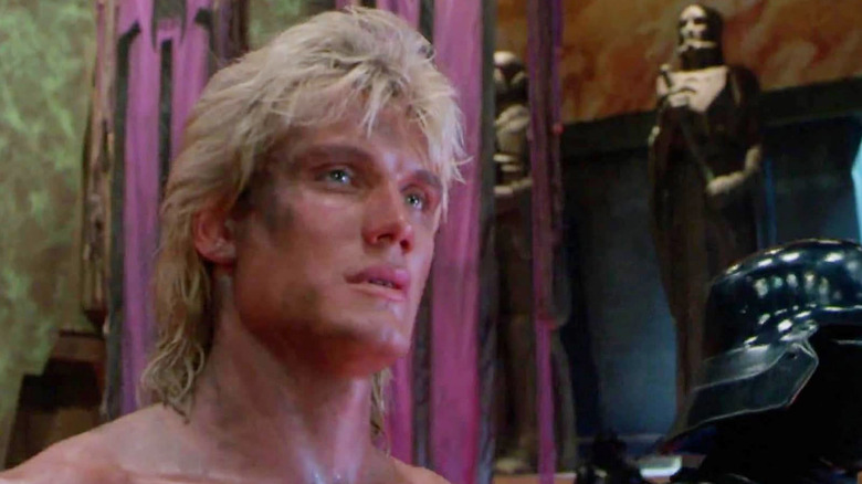 He-Man looking sweaty in Masters of the Universe (1987)