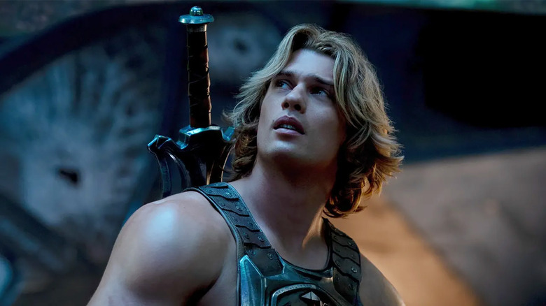 He-Man (Nicholas Galitizine) looks up at the sky in Masters of the Universe (2026)