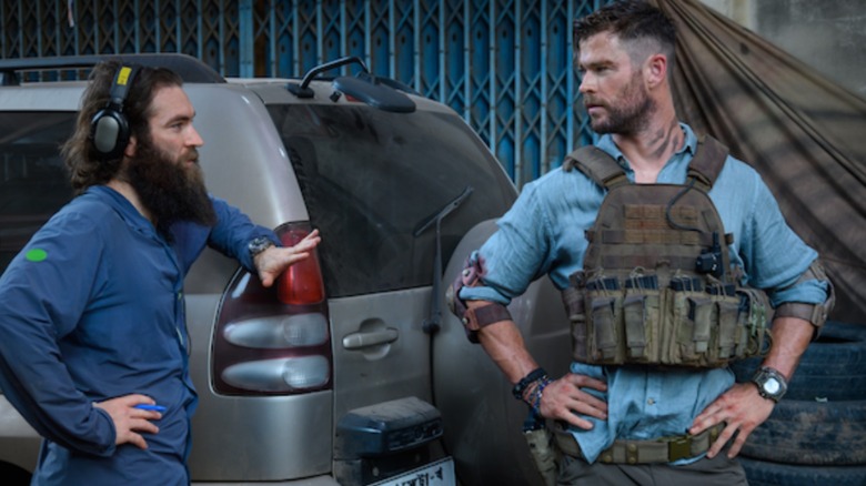 Sam Hargrave, Chris Hemsworth, Extraction BTS