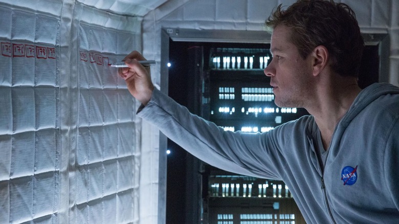 Mark Watney keeps a record of his days on Mars in The Martian