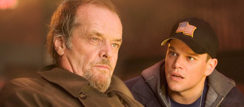 Jack Nicholson and Matt Damon in The Departed