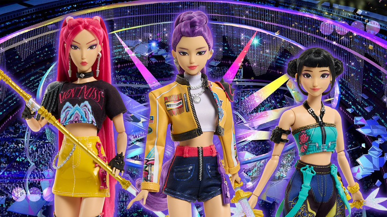 KPOP Demon Hunters fashion dolls from Mattel