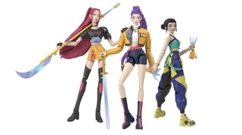 KPOP Demon Hunters action figures preview image from Mattel