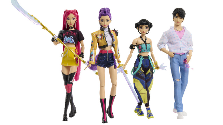 KPOP Demon Hunters kernmodepoppenassortiment van Mattel