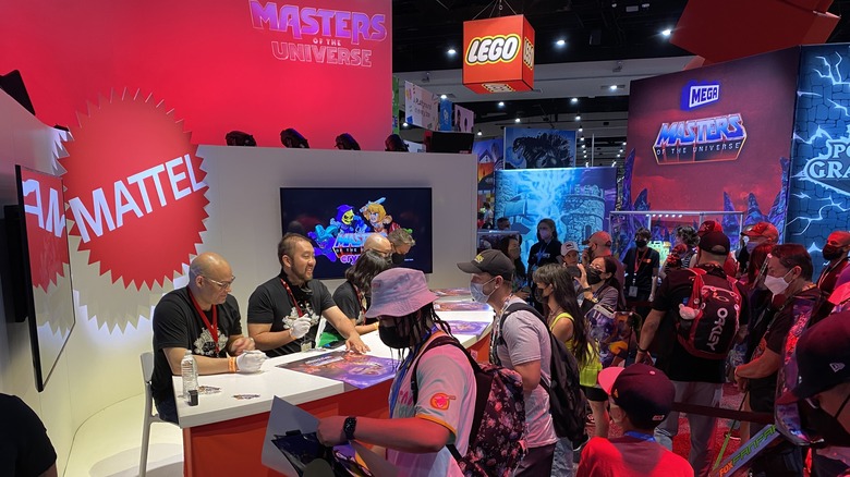 Mattel booth San Diego Comic-Con 2022