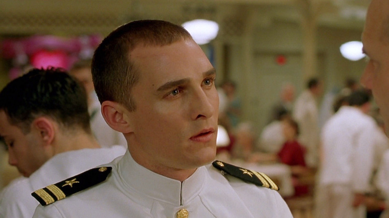 Matthew McConaughey as Andrew Taylor wearing his Naval uniform in U-571