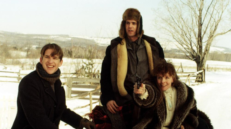 Matthew Modine, Mel Gibson, and Diane Keaton star in Mrs. Soffel (1984)