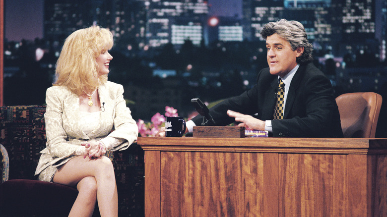 Morgan Fairchild and Jay Leno in Friends