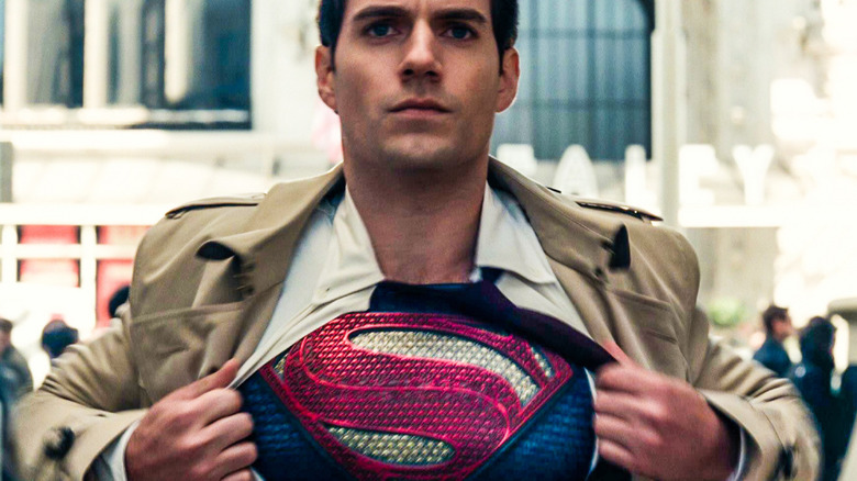 Superman prepares to take to the sky in Justice League