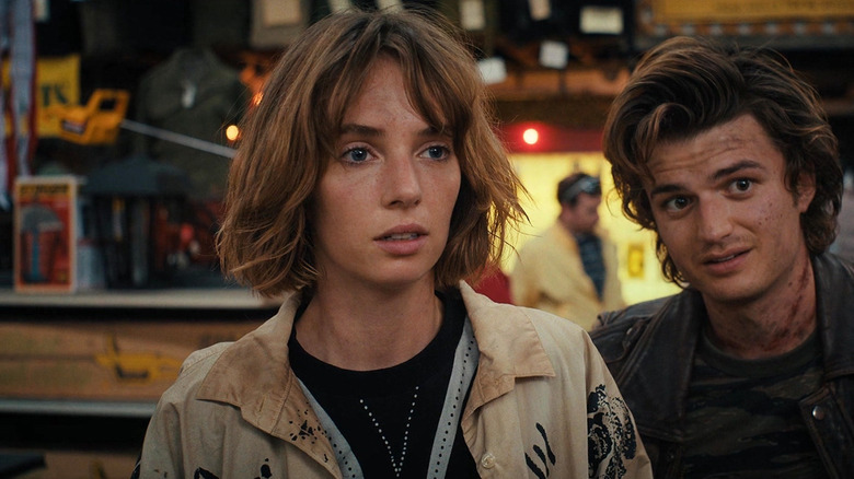 Maya Hawke and Joe Keery in Stranger Things