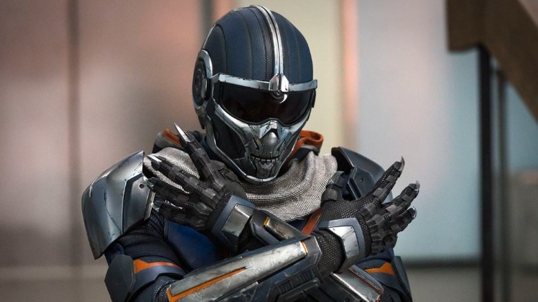 Taskmaster doing Black Panther pose