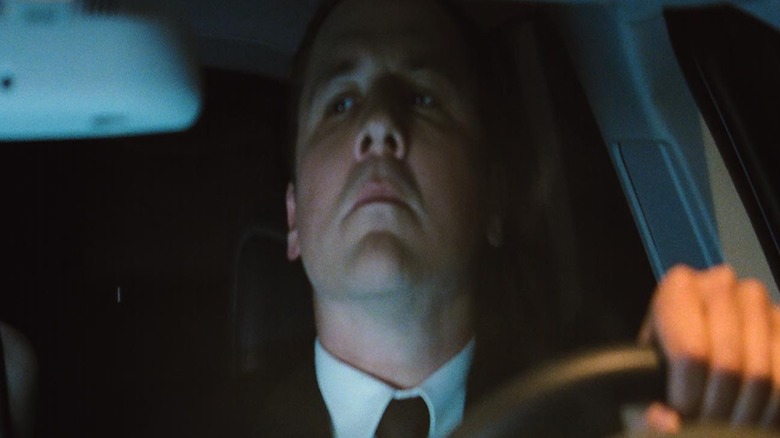 Happy Hogan watches Natasha Romanoff changing