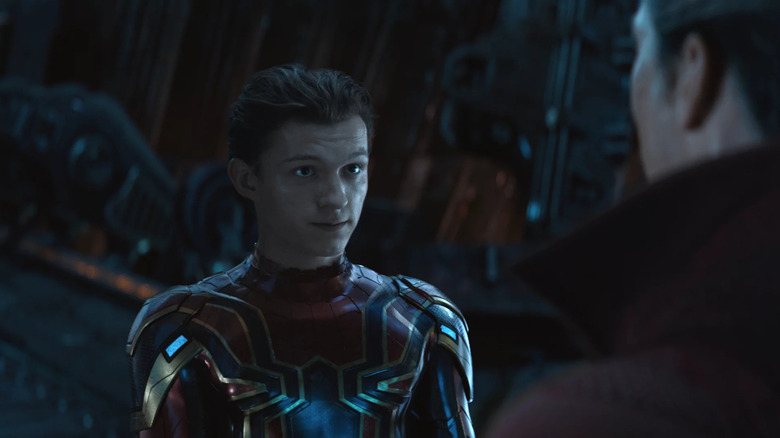 Peter Parker talks to Steven Strange