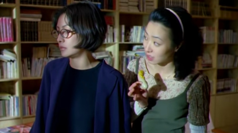 301, 302 Song-hee and Yun-hee in book store