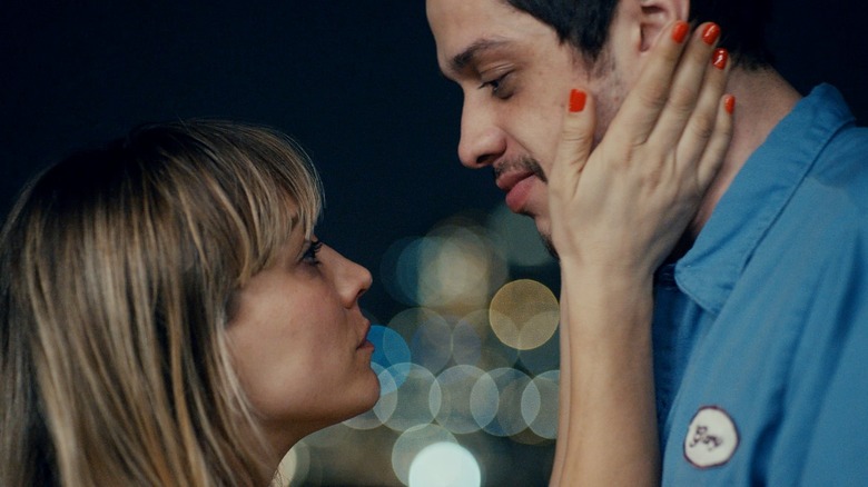 Kaley Cuoco and Pete Davidson from the poster of Meet Cute