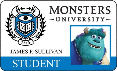 Meet the Students and Staff of Monsters University with New Posters and  I.D. Cards