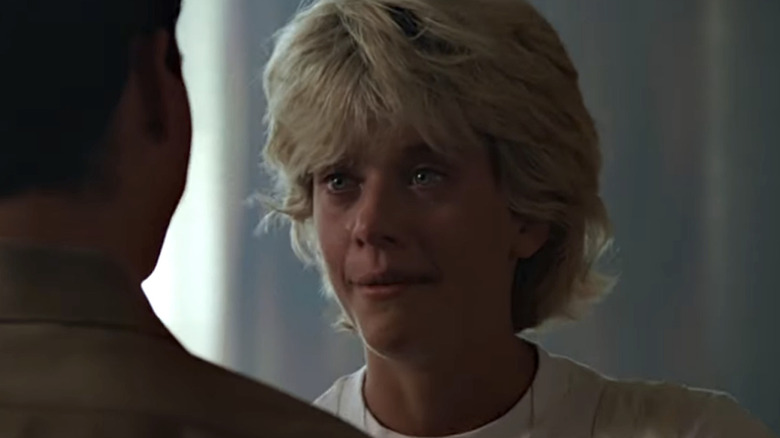 Meg Ryan crying in Top Gun