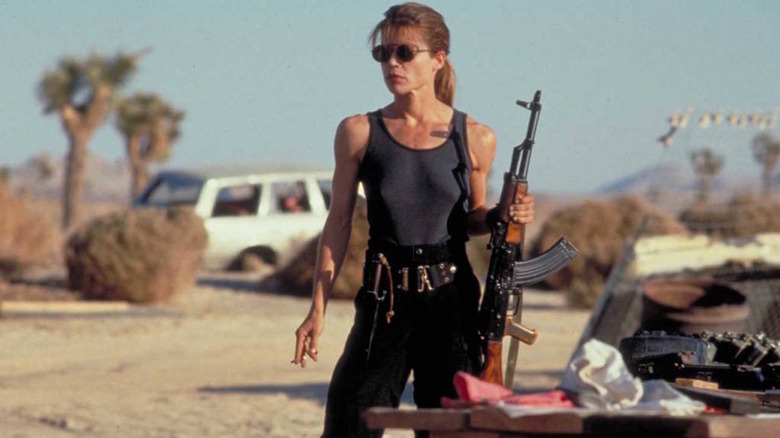 Sarah Connor Armed Terminator 2: Judgment Day