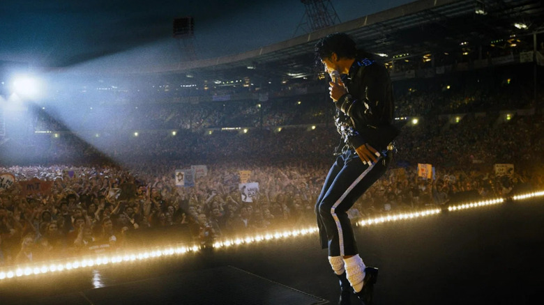 Michael Jackson on his toes performing Bad in Michael