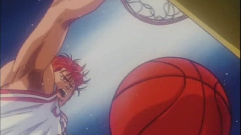 slam dunk sakuragi dunks the ball