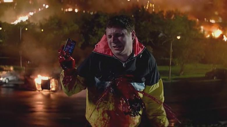 Michael Cera dying in This Is The End