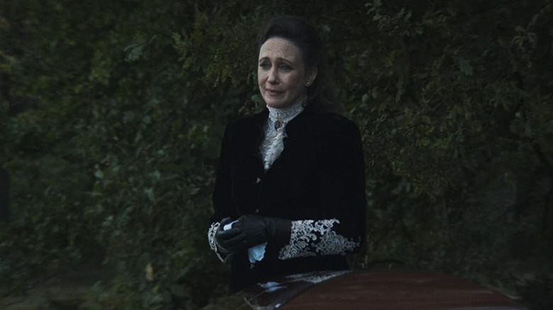 Lorraine Warren looking distraught in The Conjuring: Last Rites