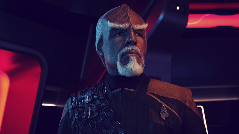 Promo image of Michael Dorn as Worf from Star Trek Picard season 3