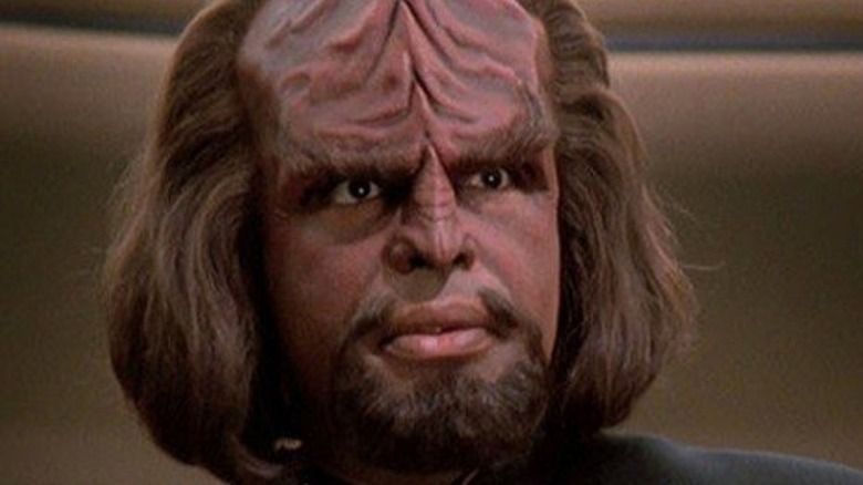 Michael Dorn as Worf in the film 