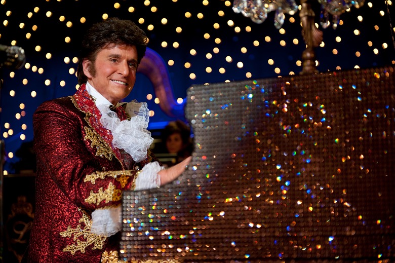 Michael Douglas as Liberace in Behind the Candelabra