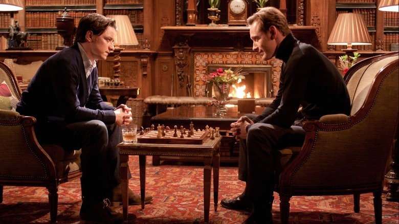 Michael Fassbender and James McAvoy in X-Men: First Class