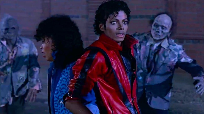 Michael Jackson in the Thriller video