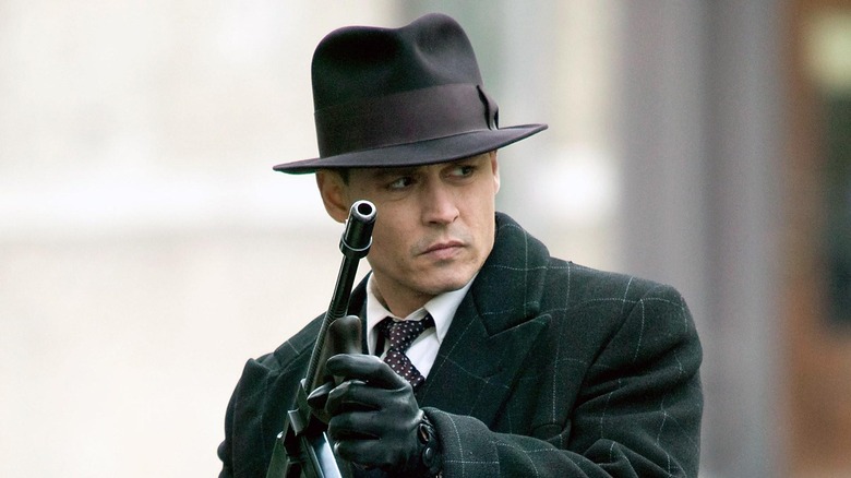 Johnny Depp as John Dillinger in Public Enemies 