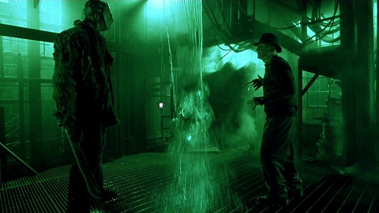 Ken Kirzinger and Robert Englund in Freddy Vs. Jason