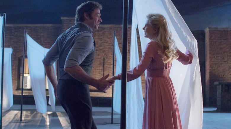 Hugh Jackman and Michelle Williams in The Greatest Showman