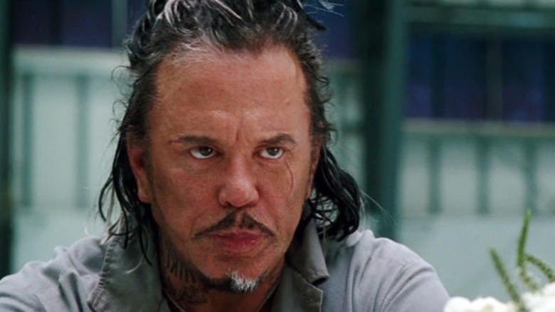 Mickey Rourke in Iron Man 2 Prison