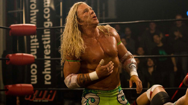 Mickey Rourke in The Wrestler