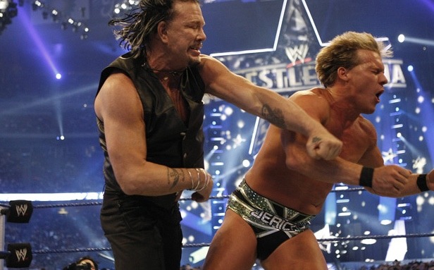 mickey rourke wwe wrestlemania 25