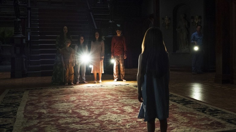 The Crain family in The Haunting of Hill House