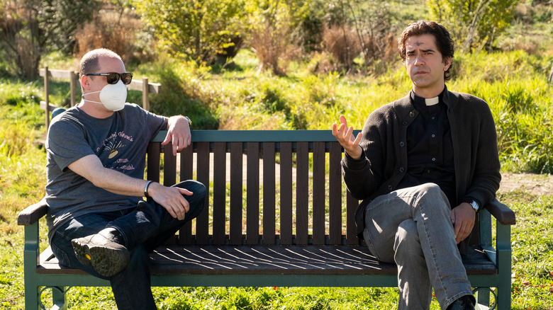 Mike Flanagan and Hamish Linklater