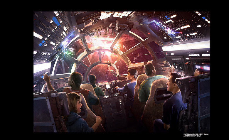 millennium falcon ride