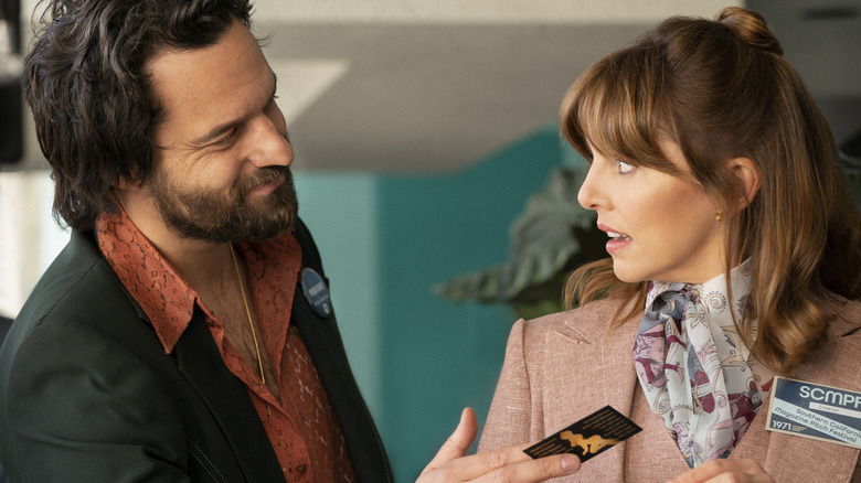 Jake Johnson and Ophelia Lovibond in Minx