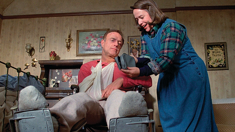 James Caan and Kathy Bates in Misery