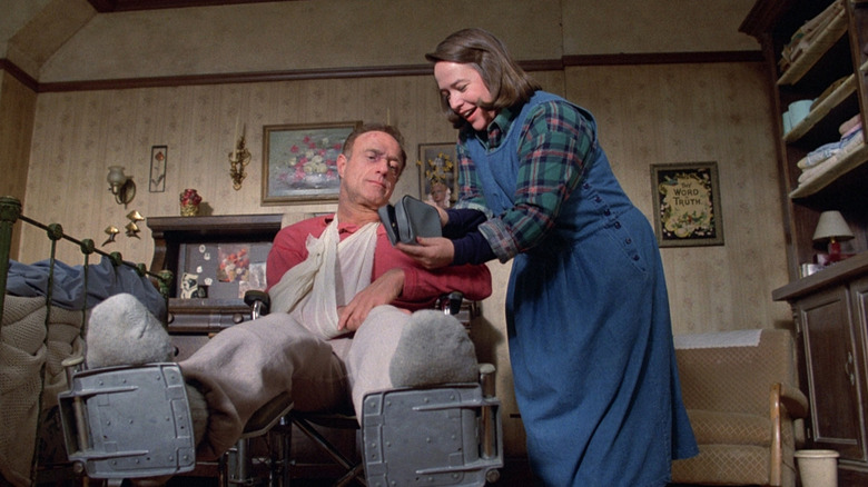 James Caan and Kathy Bates in Misery