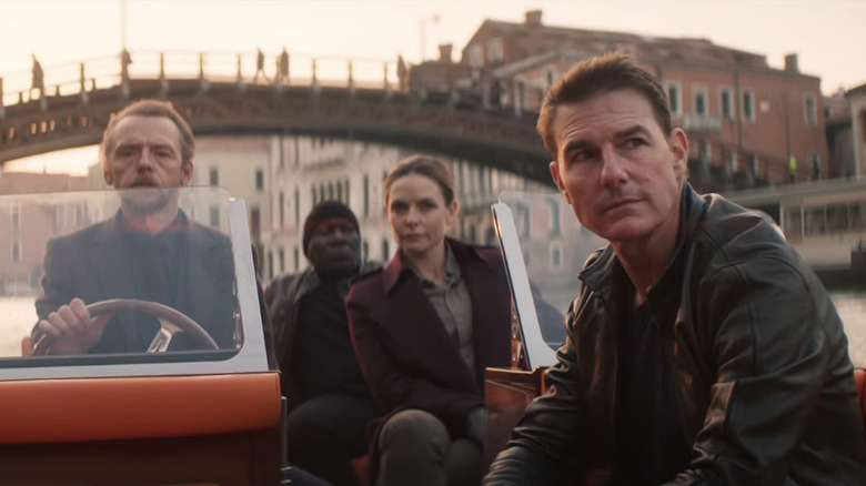 Mission Impossible Dead Reckoning Part One Tom Cruise Ving Rhames Simon Pegg Rebecca Ferguson