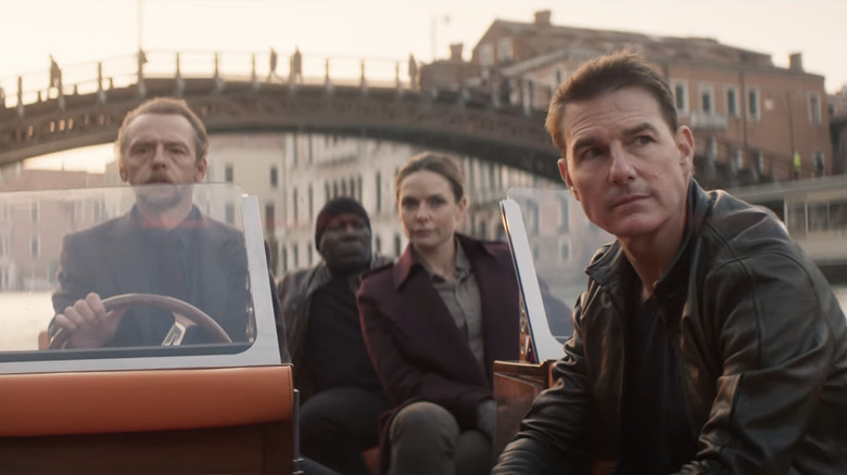 Mission Impossible Dead Reckoning Part One Simon Pegg Ving Rhames Rebecca Ferguson Tom Cruise