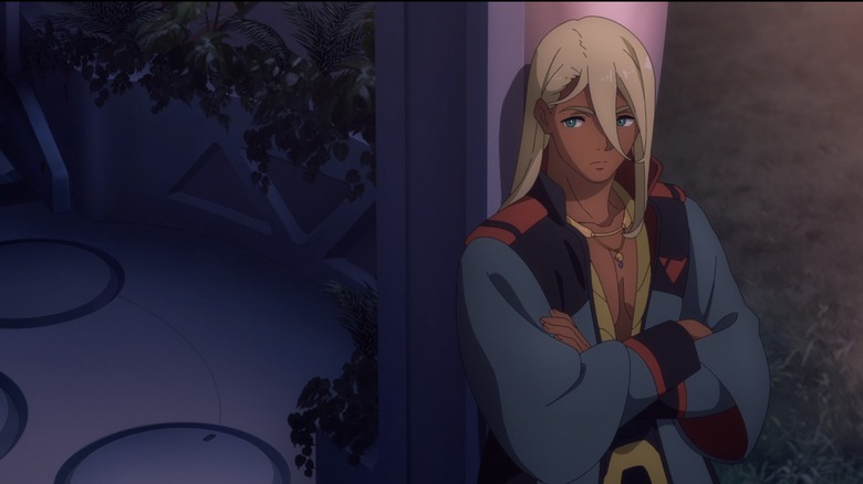 gundam witch from mercury concerned shaddiq at greenhouse